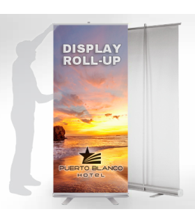 Display Roll-Up Metálico Varios Tamaños