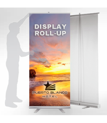 Display Roll-Up Metálico Varios Tamaños