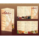 Cartas de restaurante y cafeterias